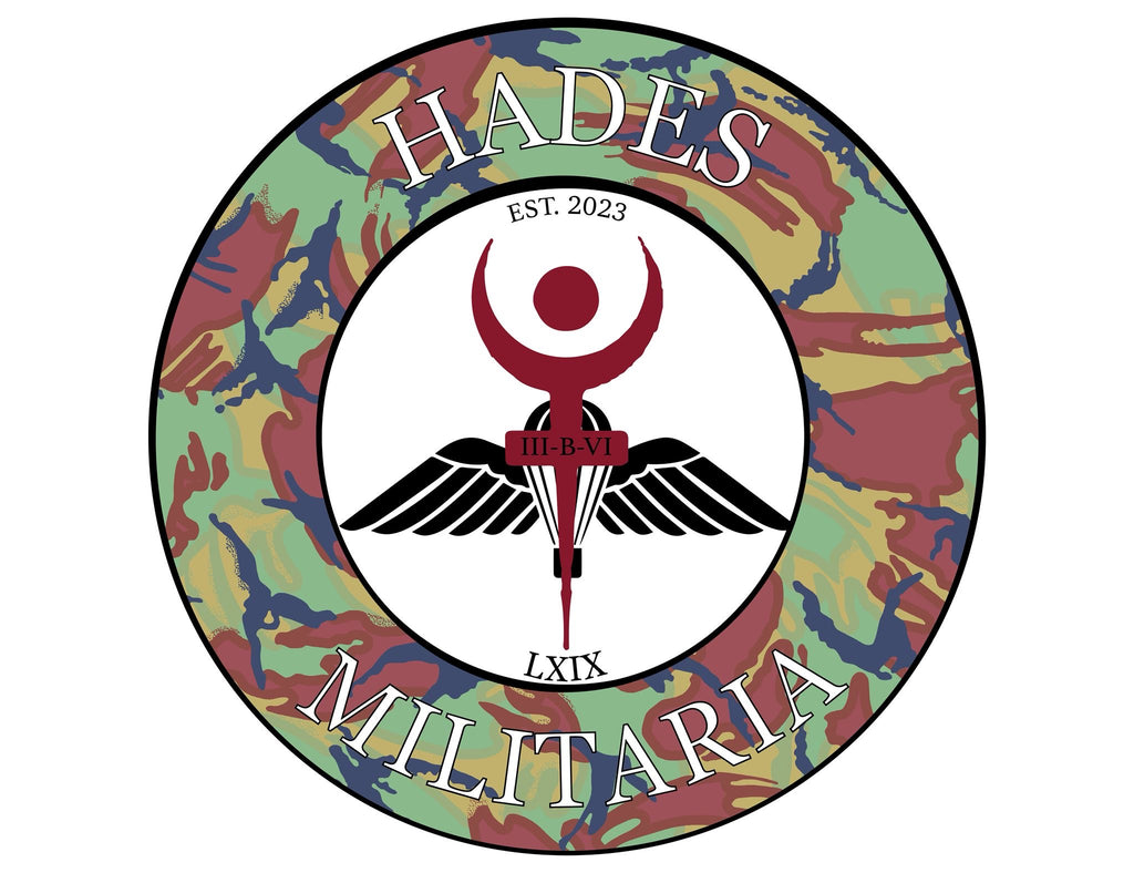 Hades Militaria Logo T-shirt - Jungle DPM Camouflage